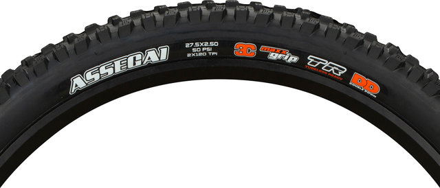 Maxxis Assegai 3C MaxxGrip DD WT TR 27.5" Folding Tyre - black/27.5 /63 mm/63-584/2.5 
