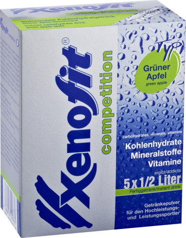 Xenofit Poudre à boire de compétition - 5 sachets portion - pomme verte