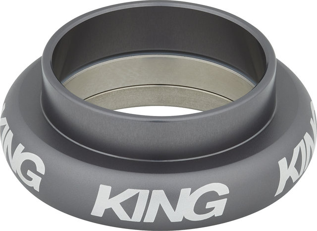 Chris King Jeu de Direction NoThreadSet EC34/28,6 - EC44/40 GripLock - matte slate/EC34/28,6 - EC44/40