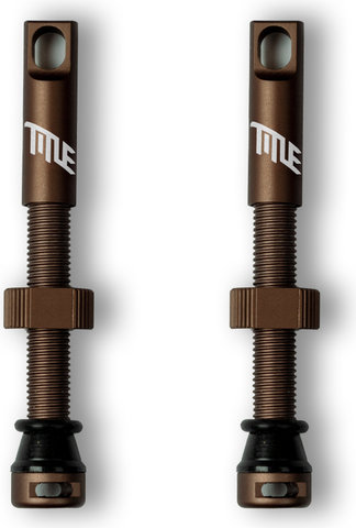 Title MTB Tubeless Ventil-Set - copper/SV/44 mm