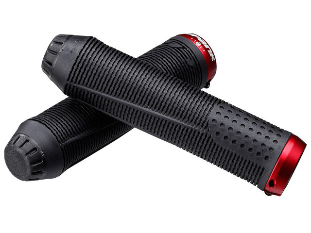 Spike Grip 33 Lock On Grips - black-red/145 mm