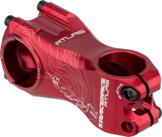 Race Face Atlas 0 ° 31.8Stem - rum red/0°/65 mm