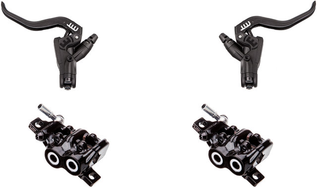 MT5 Carbotecture® Disc Brake Set - black-mystic grey anodized/set (front+rear)