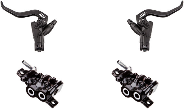 MT5 Carbotecture® v+h Set Scheibenbremse - black-mystic grey anodized/Satz (VR + HR) MT5 Carbotecture® v+h Set Scheibenbremse - black-mystic grey anodized/Satz (VR + HR)