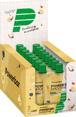Powerbar PowerGel Smoothie - Box, 16 Stück - banana blueberry
