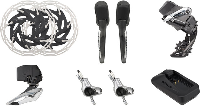 SRAM Set de grupo de cambios Red eTap AXS HRD para 2x12 velocidades - black/universal