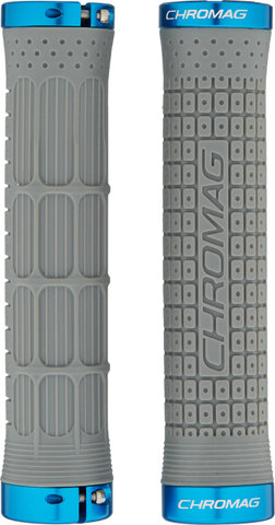 Chromag Clutch Lock On Handlebar Grips - grey-blue/146 mm