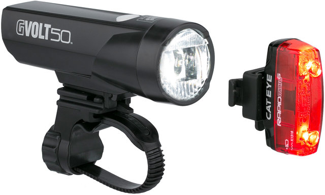Set de ilumin. HL-EL550G RC GVOLT50 + TL-LD620G RapidMicroG con StVZO - negro/universal