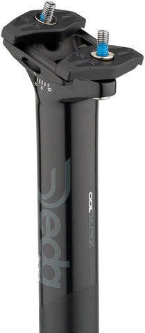 DEDA Tige de Selle Zero100 - black on black/31,6 mm / 350 mm / SB 0 mm