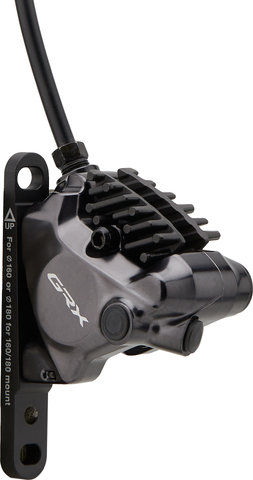 Shimano GRX Scheibenbremse BR-RX820 + BL-RX820 - schwarz-grau/Vorderrad/links (seitenspezifisch)