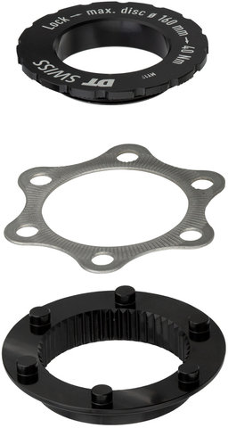 Adaptateur de Disque de Frein Center Lock en 6 trous pour Road - noir/universal Adaptateur de Disque de Frein Center Lock en 6 trous pour Road - noir/universal