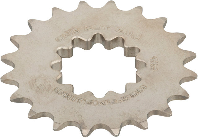 Piñón Fixed Gear 1/8" - silver/20 dientes