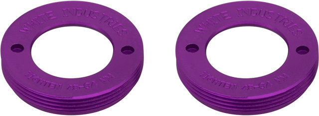 White Industries Extractor MR30 Extractor Caps - purple/universal
