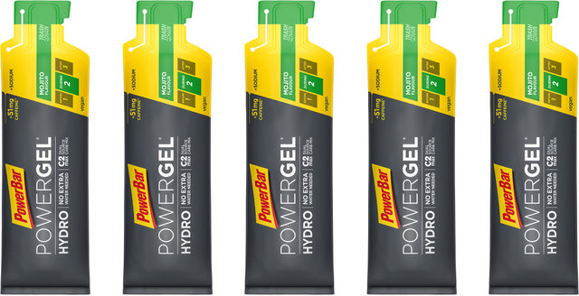 Powerbar PowerGel Hydro - 5 Stück - mojito - caffeine/335 ml