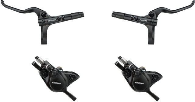 Shimano Set de Freins à Disque av+arr BR-MT200 - noir/set (roue avant et arrière)