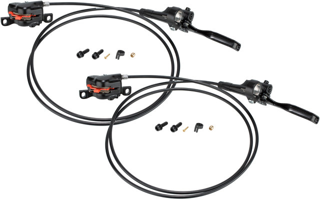 Shimano BR-MT200 Disc Brake Set - black/set (front+rear)