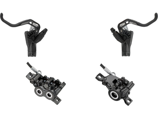 Set de frenos de disco d+t MT Trail Sport Carbotecture® - negro-mystic grey/set (RD + RT)