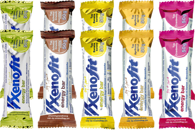 Xenofit barra energética Energieriegel - 10 piezas - mezcla
