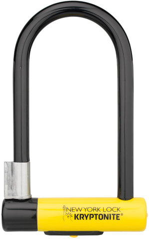 Kryptonite New York Lock® Bügelschloss - schwarz-gelb/10x20 cm