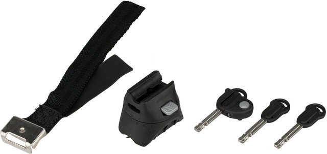 New York Lock® Bügelschloss - schwarz-gelb/10x20 cm