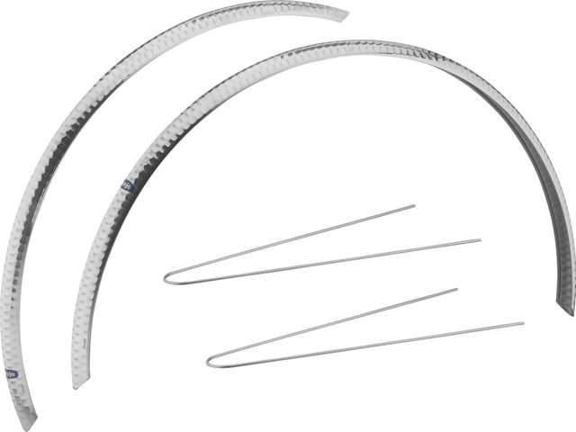 Honjo H27 Fender Set - smooth hammered-aluminium/35 mm / 28"
