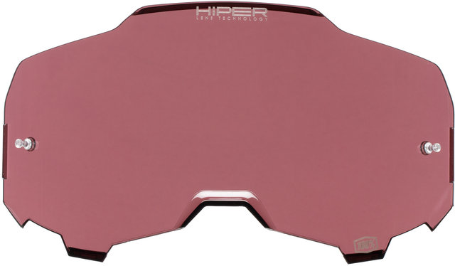 100% Verre HiPER Mirror pour Masque Armega Goggle - silver/universal