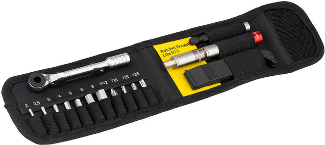 Mini set de herramientas Ratchet Rocket Lite NTX - negro-plata/universal
