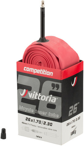 Vittoria Competition Latex Inner Tube – 700x30-38, 48mm Presta Valve – Lightweight, Low Rolling Resistance