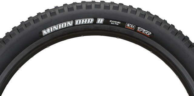 Maxxis Cubierta plegable Minion DHR II Dual EXO TR 24" - negro/24x2,3