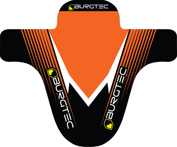 Burgtec Guardabarros de Moto - orange-black