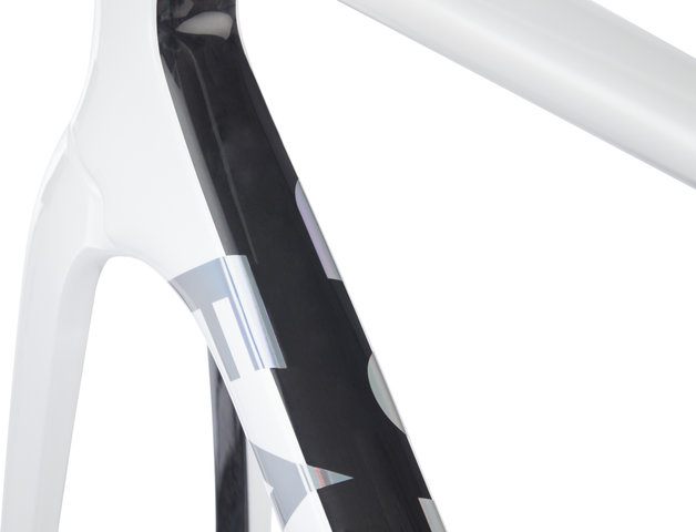 Factor OSTRO V.A.M. Disc T47a Shimano pearl white-chrome Carbon Rahmenkit - pearl white-chrome/54 cm, 110 mm x 38 cm, SB 0 mm