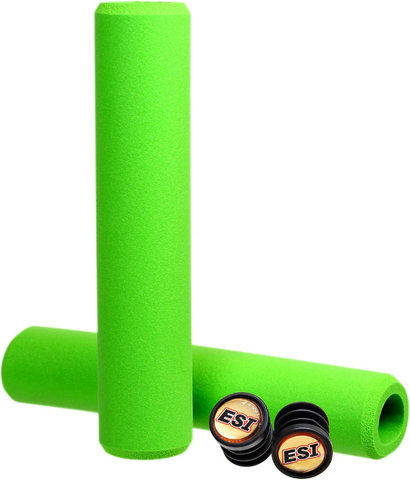 ESI Racers Edge Silicone Handlebar Grips - green | 130 mm