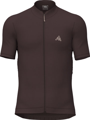 7mesh Ashlu Merino S/S Jersey - 2023 Model - dark chocolate/M