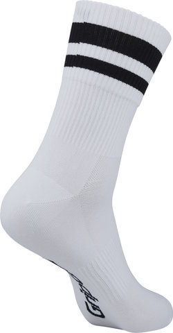 GripGrab Original Stripes Performance Crew Socks - white/41 - 44
