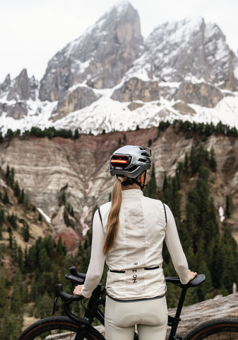 ABUS Taipan LED Helmet - graphite silver | 54 - 58 cm