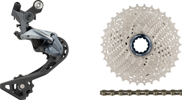 Shimano Kit d'escalade Ultegra R8000 - silber schwarz | 11 dents | Shimano Route | Shimano Route | 11-34 | aucun