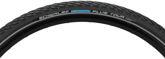 Set de 2 cubiertas de alambre Marathon Plus Tour 28" - negro-reflejante/42-622