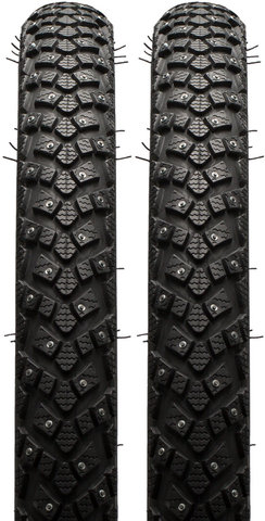 Schwalbe Set de 2 Pneus Rigides Cloutés Marathon Winter Plus 20" - noir-reflex/20x1,6 (42-406)