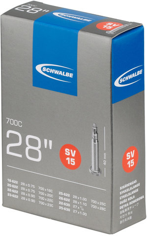 Schwalbe Cámara de aire 15 para 28" - universal/18/28-622/630 SV 40 mm