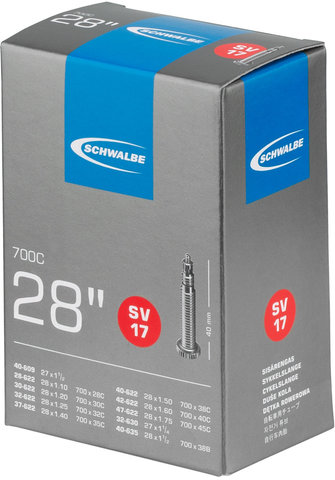 Schwalbe Inner Tube No. 17 for 28" - universal/28/47-622/635 Presta 40 mm