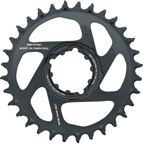 SRAM Kettenblatt X-Sync 2 SL Direct Mount 3 mm für SRAM Eagle Boost - lunar grey/32 Zähne