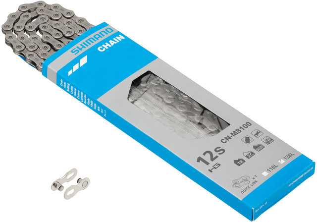 Shimano Set de desgaste cassette XT CS-M8100-12 + cadena CN-M8100 12 veloc. - plata/10-51