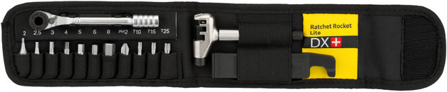 Mini set de herramientas Ratchet Rocket Lite DX+ - negro-plata/universal