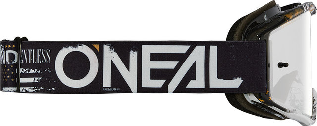 O'NEAL B-10 Attack Goggle - black-white | silver mirror