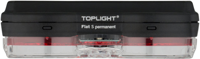 busch+müller Toplight Flat S Permanent LED Rear Light - StVZO Approved - transparent/50-80 mm