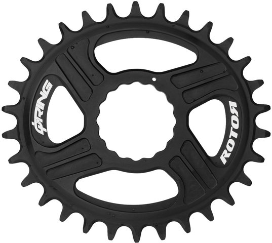 Rotor Plato Direct Mount Race Face Cinch, Q-Rings - negro/30 dientes