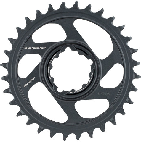 SRAM Plateau X-Sync 2 Direct Mount 6 mm pour X01/XX1/GX Eagle - lunar grey/32 dents