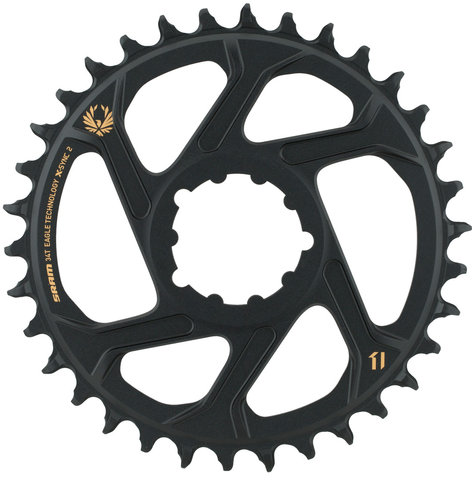 SRAM X-Sync 2 Direct Mount 3 mm Chainring for X01/XX1/GX Eagle Boost - gold/34 tooth