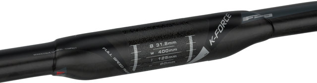 FSA Manillar K-Force Compact Carbon 31.8 - UD Carbon-black/40 cm