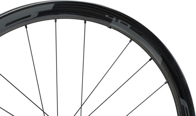 Fulcrum Speed 40 DB Disc Center Lock Carbon Laufradsatz - schwarz/28" Satz (VR 12x100 + HR 12x142) Shimano